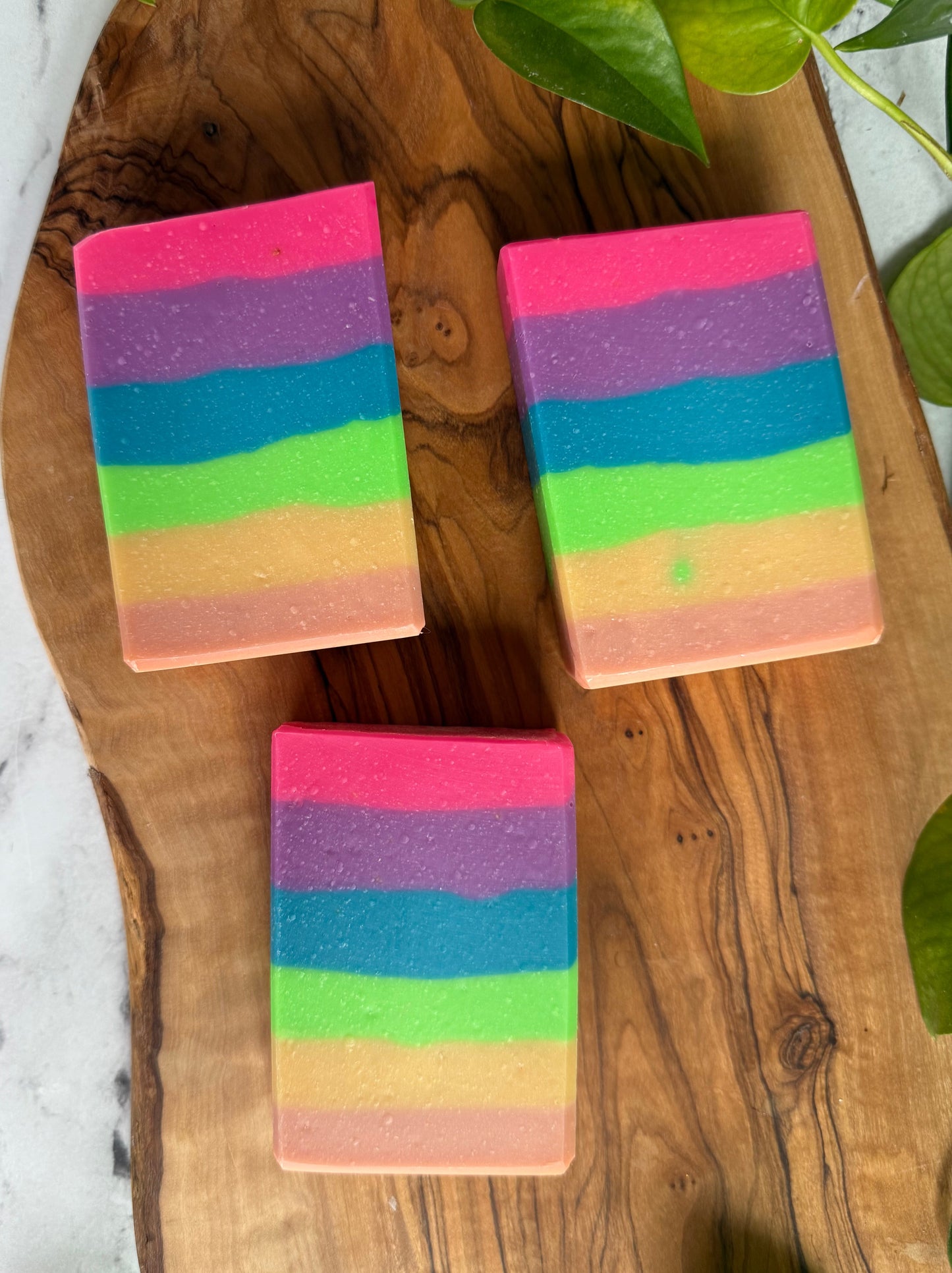 Tallow & Goat Milk Soap - Rainbow Sherbet