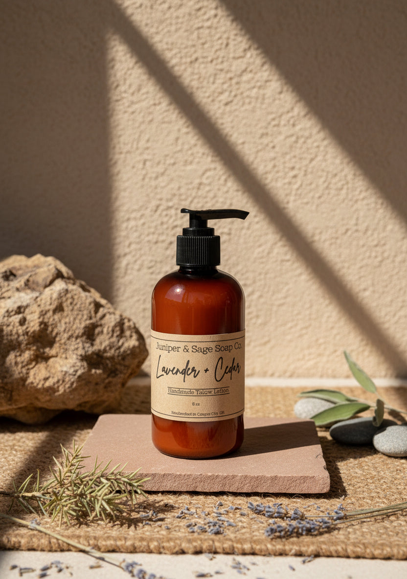 Tallow Lotion - Lavender & Cedar