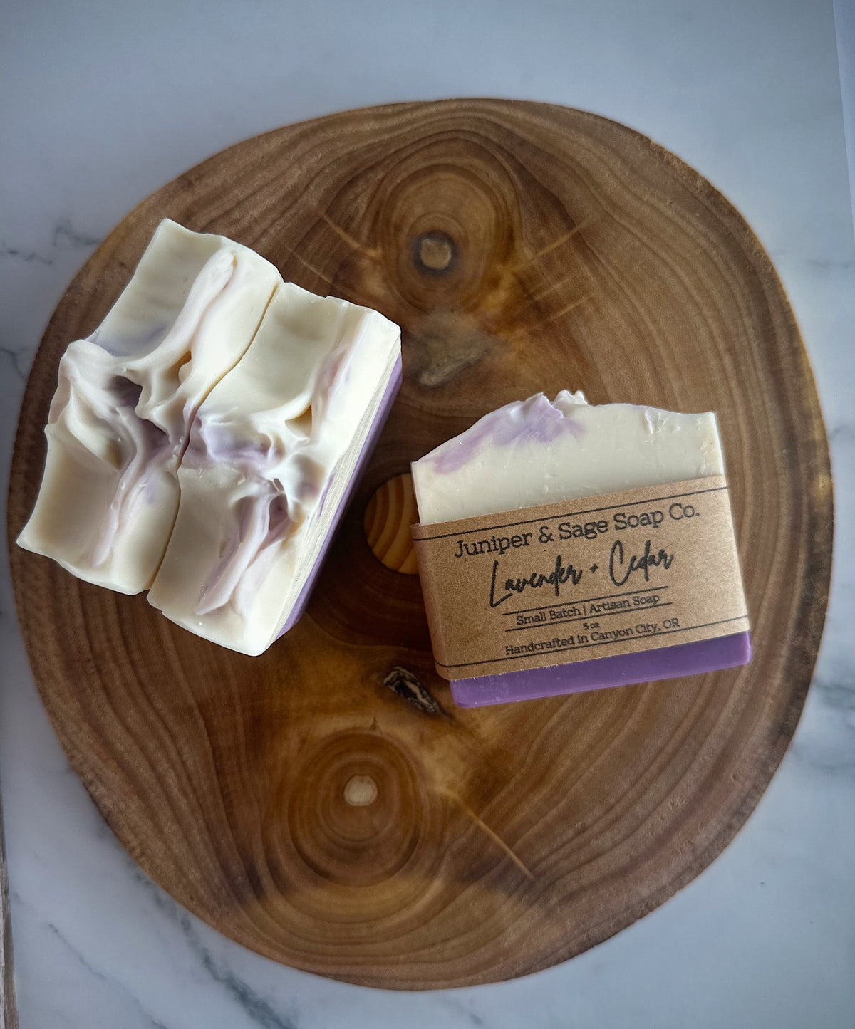 Tallow & Goat Milk Soap - Lavender & Cedar