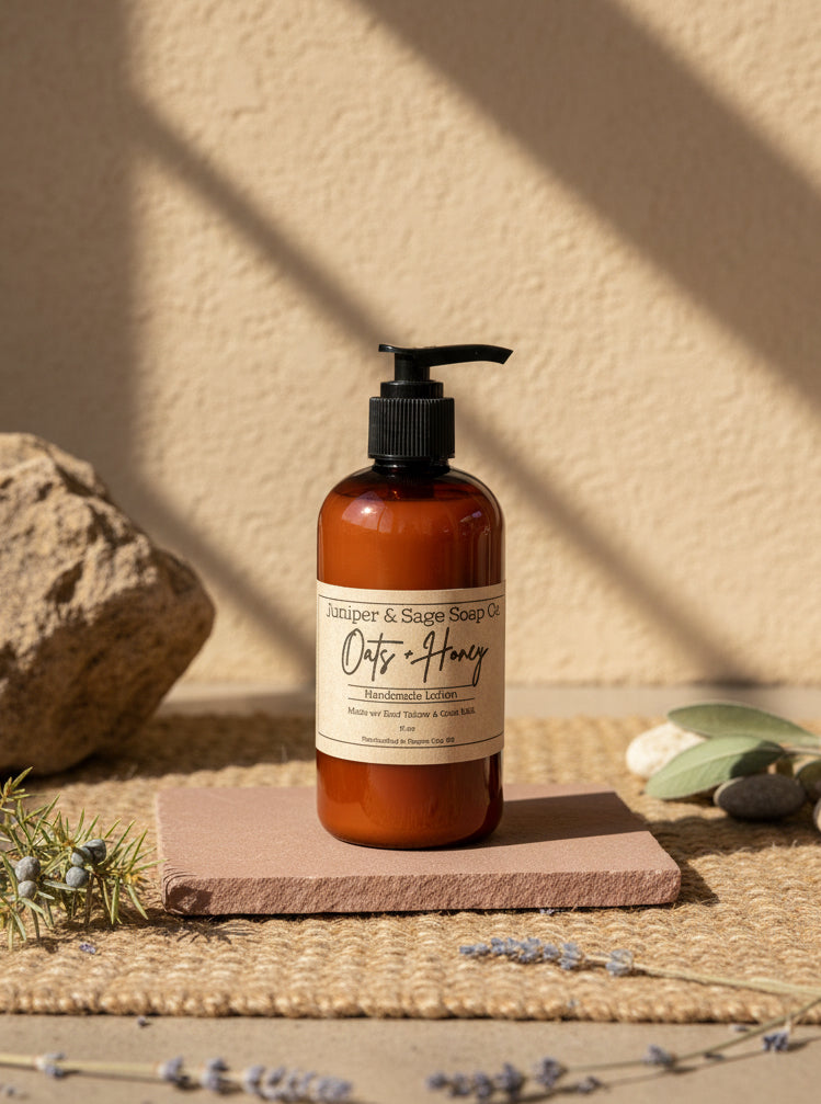 Tallow Lotion - Oats + Honey