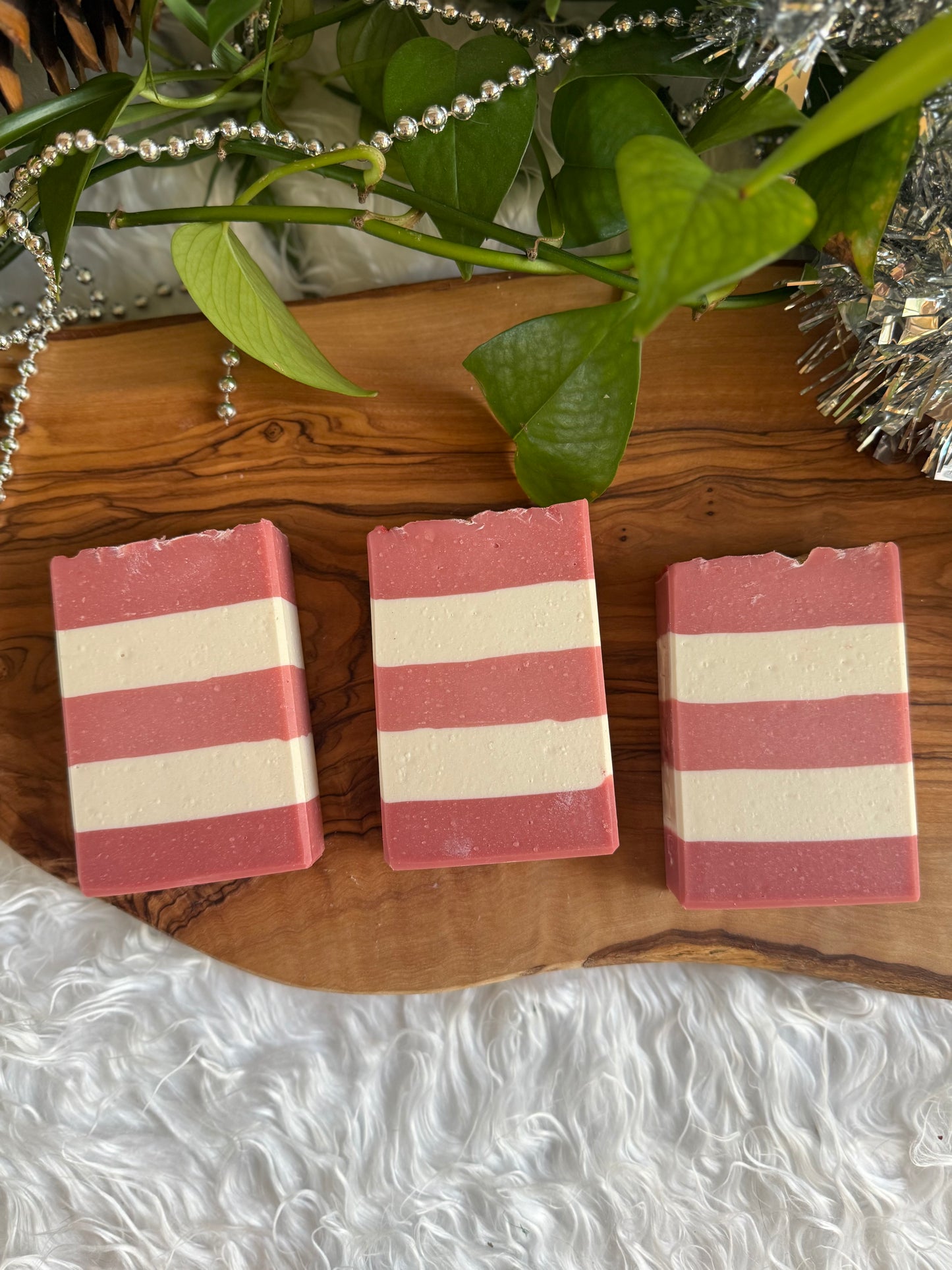 Candy Cane - Tallow & Goat Milk Soap