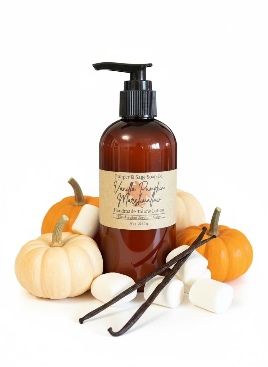 Vanilla Pumpkin Marshmallow - Tallow Lotion